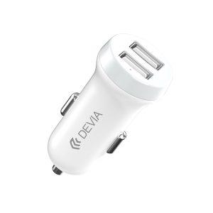 Devia Smart Series Car Charger 3.1A with Micro USB Cable 1m 2.1A – White