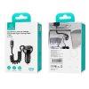USAMS C37 60W Fast Car Charger Type-C + USB Dual Port 30W with Type-C Cable US-CC192 - Image 3
