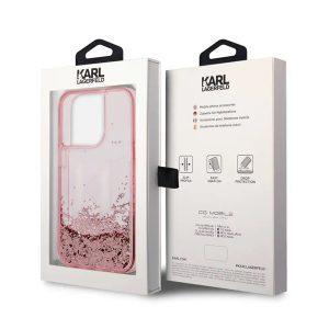 Karl Lagerfeld iP 11 PRO Liquid Glitter Cover – Pink