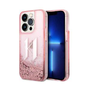 Karl Lagerfeld iP 11 PRO Liquid Glitter Cover – Pink