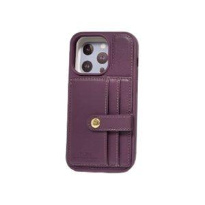 JSJM Upscale Leather Cover iP 13 Pro – Purple