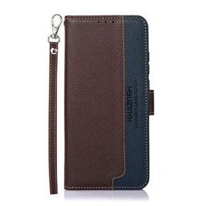 KHAZNEH Leather SAM A53 5G Cover with Wallet – Brown