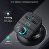 UGREEN Bluetooth Car Charger + FM Transmitter (2 USB + Type-C) PD 18W QC 3.0 - Black - Image 4