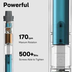 Xiamoi Hoto Electric Screwdriver Set 25 bits – Black