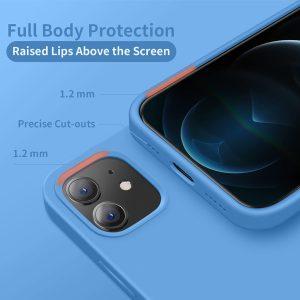 Cosyu King Silicone iP 12 Cover – Blue