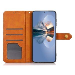 KHAZNEH Leather Redmi Note 12 4G Cover with Wallet – Blue