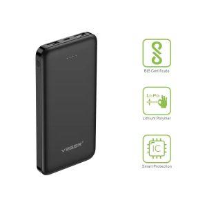 Veger VP-1105 10000mAh Powerbank – Space Gray