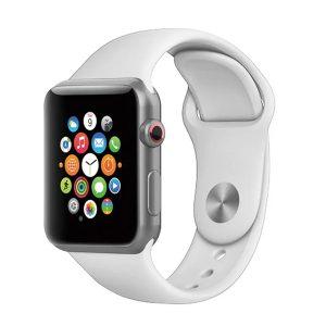 Porodo iGuard Silicone Sport Loop iWatch Band 42/44mm – White