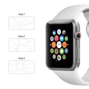 Porodo iGuard Silicone Sport Loop iWatch Band 42/44mm – White