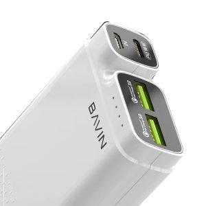 Bavin PD + QC 3.0 10000mAh – White