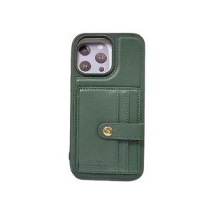 JSJM Upscale Leather Cover iP 14 Pro – Green