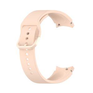 Silicone SAM Watch 4/5 Strap With Buckle – Pink