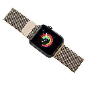 Porodo iGuard Mesh Band for Apple Watch 38/40mm – Gold
