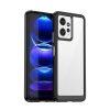 Hybrid TPU + Acrylic Redmi Note 12 4G Cover - Transparent Black