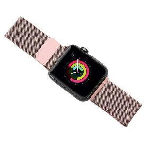 Porodo iGuard Mesh Band for Apple Watch 42/44mm – Pink