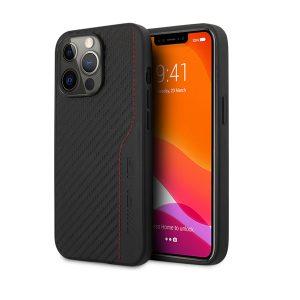 AMG iP 13 Leather Red Stitching Line Cover – Black