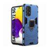 Ring Kickstand Rugged Protective SAM A72 Cover - Blue