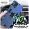 Ring Kickstand Rugged Protective SAM A72 Cover - Blue - Image 3