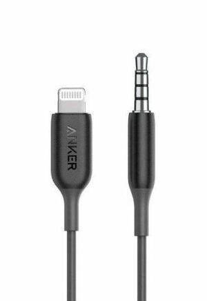 Anker 3.5mm Audio Cable with Lighting Connector (3ft 0.9m) - Black