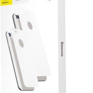Baseus iP 8 Back Glass Film – Silver