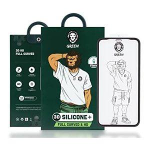 Green 3D Silicone Glass Protector for iP 12 / 12 Pro – Privacy