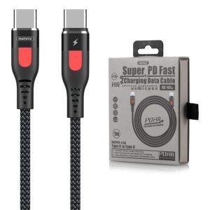 Remax RC-151cc Super PD Type-C to Type-C Charging Cable 1m – Black