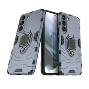 Ring Kickstand Rugged Protective Cover for SAM S21 – Blue