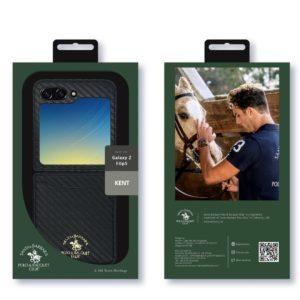 Santa Barbara Polo Kent Carbon Design Cover SAM Z Flip5 – Black