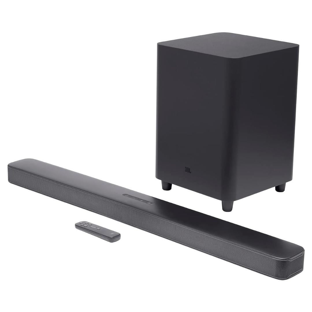 JBL Bar 2.1 300W Deep Bass Channel Soundbar Wireless Speaker - Black (BAR21DBM2BLK)