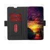 Twill Texture PU Leather Flip With Card Slot Cover for OP A57 - Black - Image 3