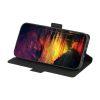 Twill Texture PU Leather Flip With Card Slot Cover for OP A57 - Black - Image 4