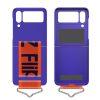 Shockproof Cover with Lanyard for Samsung Galaxy Z Flip 4 5G - Sapphire