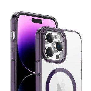 Green Anti-Shock Magnetic Pro iP 14 Pro Cover – Purple (GNASMGP14PPL)