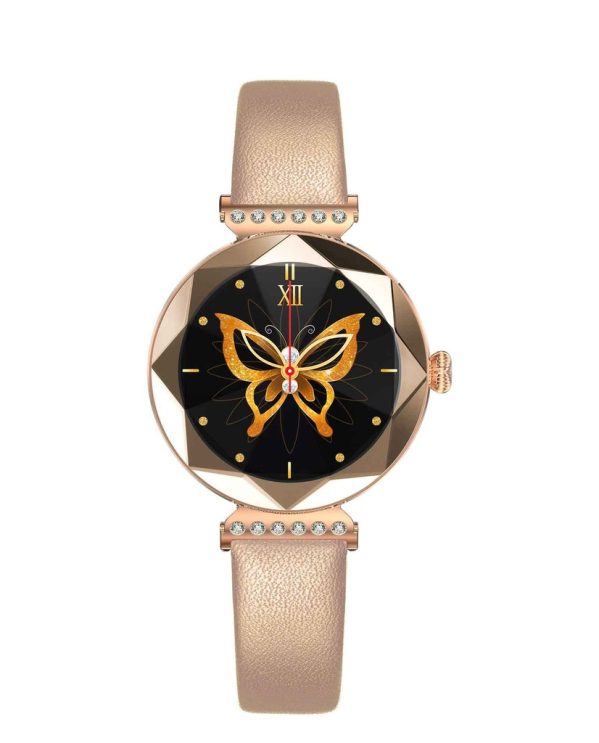 Green Lion Swarovski Smart Watch – Rose Gold (GNSWAROSWRGD)