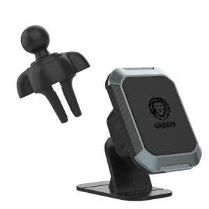 Green 2 In 1 Magnetic Car Holder