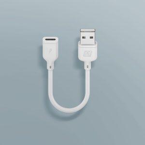 Momax Zero Type-C Female to USB Adapter 15cm – White