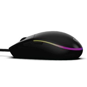 Porodo Gaming Mouse 7200 DPI Rainbow – Black (PDX317-BK)