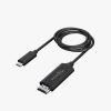 Porodo Blue Type-C to HDMI Ultra HD Cable 2M 4K - Black (PB-HDC2M-BK) - Image 2