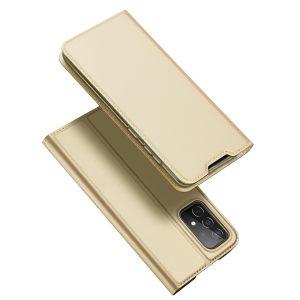 DUX DUCIS Skin Pro Series Leather Cover for SAM A73  – Gold