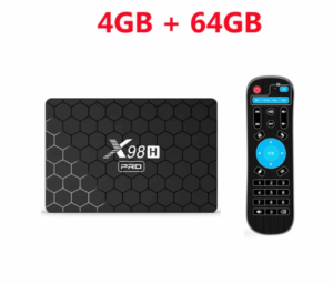 X98H Pro 4G/64G 4K Dual Band Android TV Box - UK Plug
