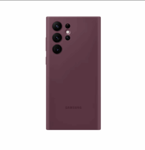 EF-PS908 S22 Ultra Silicone Cover Back – Burgundy