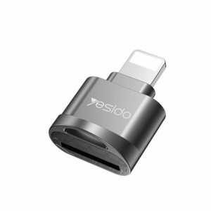 Yesido GS18 Lightning Interface for TF Card Reader – Black