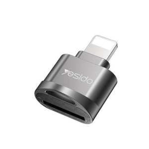 Yesido GS18 Lightning Interface for TF Card Reader – Black