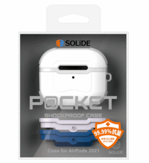 Solide Pocket Shockproof Case for Airpods 3 –  White