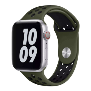 WIWU Dual Color Sport Watchband for iWatch 38/40mm – Army Green