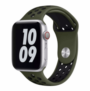 WIWU Dual Color Sport Watchband for iWatch 38/40mm – Army Green