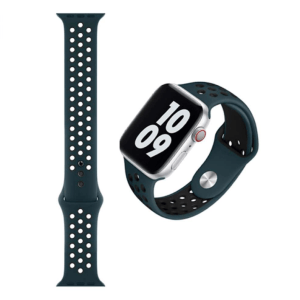 WIWU Dual Color Sport Watchband for iWatch 42/44mm – Black