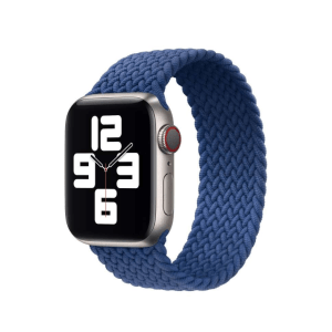 WIWU Braided Solo Loop Watchband for iWatch 38/40mm – Blue