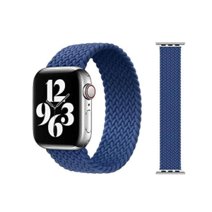 WIWU Braided Solo Loop Watchband for iWatch 38/40mm – Blue