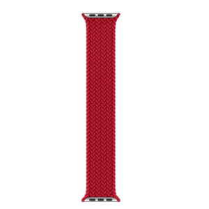 WIWU Braided Solo Loop Watchband for iWatch 38/40mm – Red